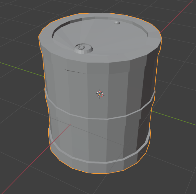 3D Varil Çevre Modeli